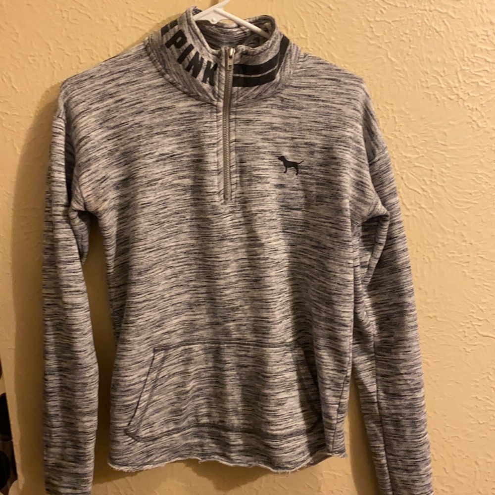 PINK 1/4 Zip sweatshirt